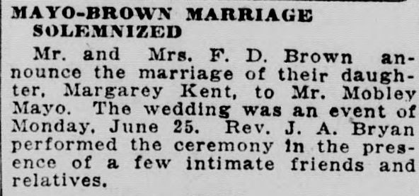 Margarey Kent-Mobley Mayo